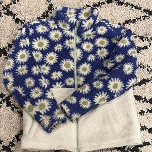 Cat & Jack Blue and White Fleece Jacket